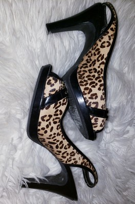 anne klein leopard pumps