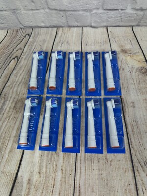 Lot of 10 Genuine Oral-B Precision Clean Toothbrush Replacement Heads #96776722