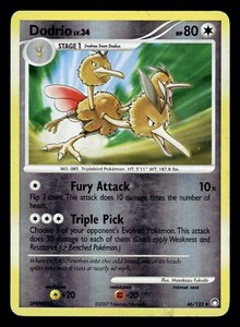 Pokemon Dodrio 46/123 Mysterious Treasures Reverse Holo Card