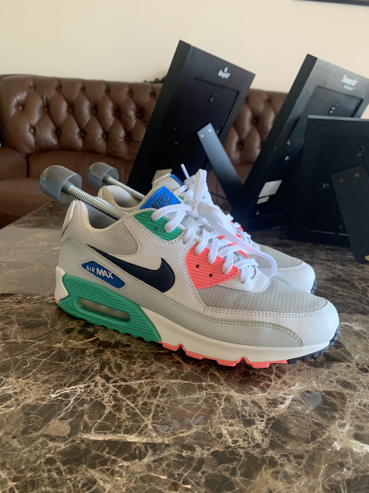 Nike Men's Air Max 90 Essential South Beach 2018 AJ1285-100 Size 8.5 Rare |  eBay