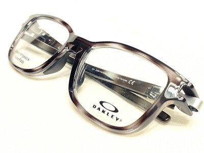 NEW Oakley Latch SS OX8114-0352 Mens Polished Grey Tortoise Eyeglasses Frames 52