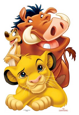 re leone pumba e timon