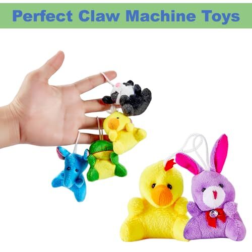 120 Pack Mini Animal Plush Toy Set,Stuffed Animal Party Favors,Small Animal eBay