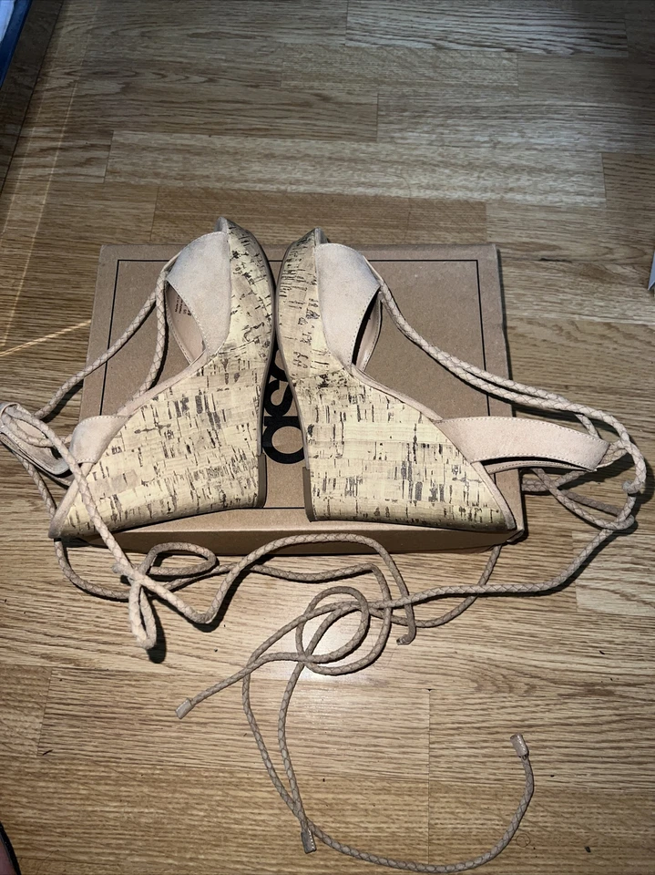 Call It Spring Wedge Sandals Size 6 - Image 4 of 4