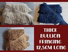 Thick Fringe Bullion 12,5mm 5'' Long Bullion Fringing Upholstery Curtain Tassels