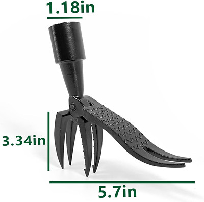 High Hardness Weed Pulling Tool,Manual Stand up Weed Puller Tool Head Replacemen