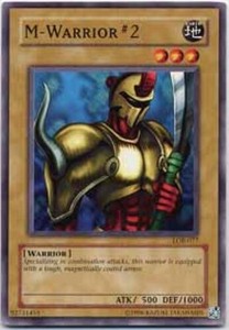 M-Warrior #2 - LOB-077 - Common - Unlimited Edition x3 - Lightly Played