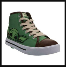 HEELYS Hustle Mandalorian Big Kid 8 Green With Box Star Wars NEW