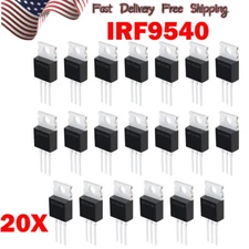 （20 pack）IRF9540 P-Channel Power MOSFET 23A 100V TO-220 "IR" HOT