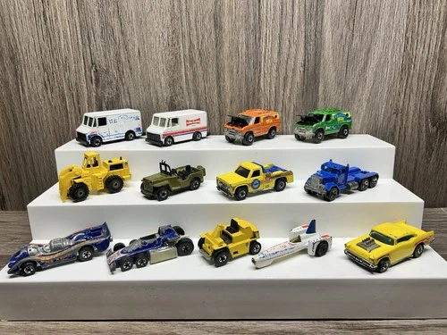 Vintage Mattel Hot Wheels Cars Lot Of 13 Vehicles 1970's - 1979