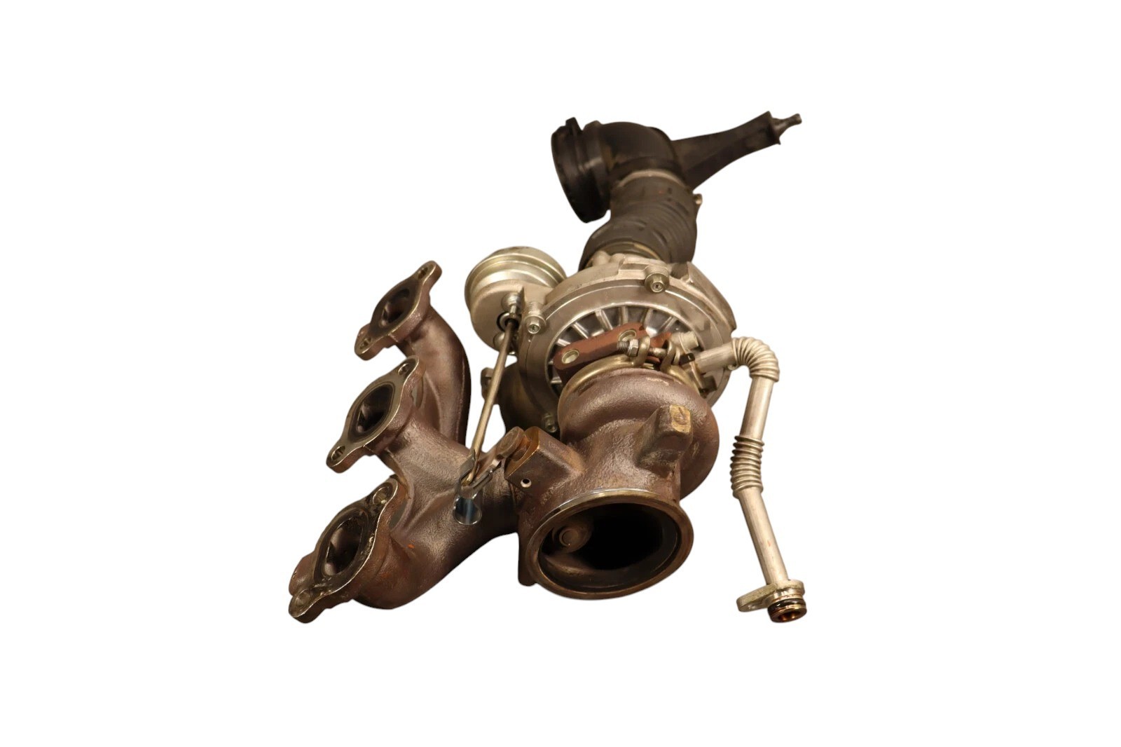 14-21 Maserati Ghibli Engine Front Left Side Turbo Charger Manifold 297712 OEM