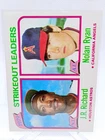 Nolan Ryan / J.R. Richard 1979 MLB Strikeout Leaders 1980 Topps Baseball Card