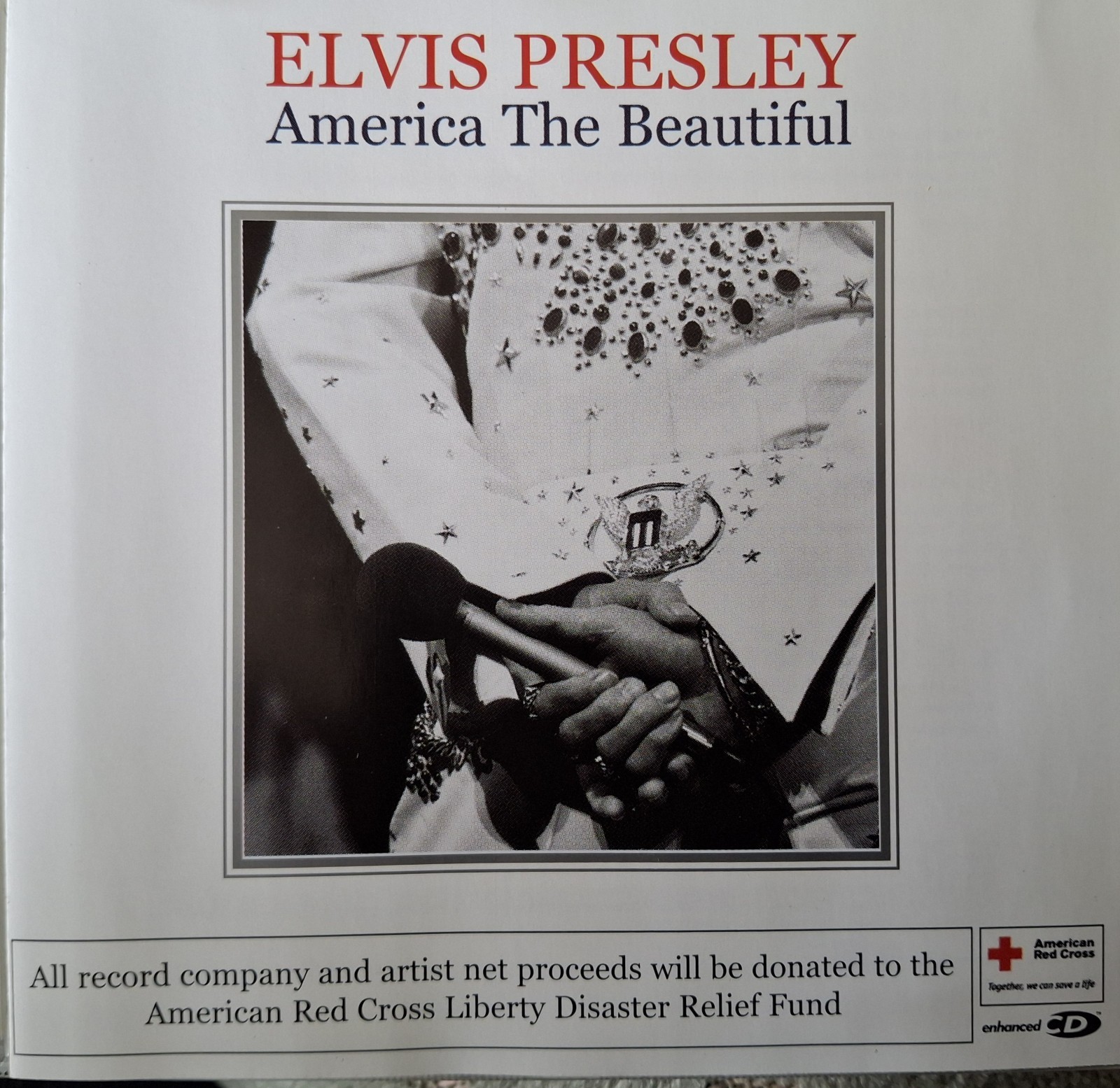 Elvis Presley - America The Beautiful -  Enhanced CD Single Like New Condition