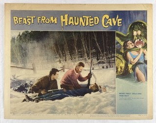 BEAST FROM HAUNTED CAVE Lobby Card (Fine) 1959 Horror 27948
