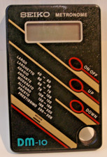 Seiko Metronome DM-10 Black Works Needs Battery