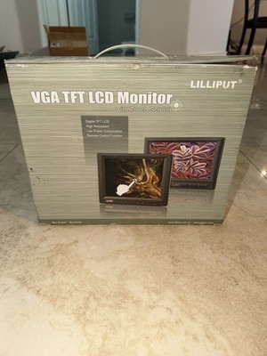 LILLIPUT 8   809GL-80NP/C/T Touch Screen LCD Monitor- Complete W/Box & Cables