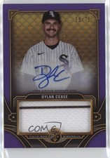 2022 Triple Threads Single Jumbo Relics Amethyst 59/75 Dylan Cease Auto 15g5