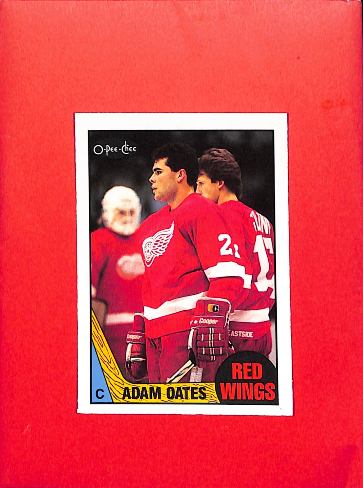 1987-88 OPC #123 Adam Oates Rookie (Free Shipping $50+)