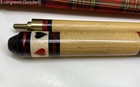 Playing Card Theme Pool Cue with Red Flannel Case — photo 3