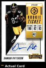 2018 Panini Contenders DAMOUN PATTERSON #198 EX