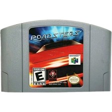 Rare Original Vintage 1990's NES Nintendo 64 N64 Roadsters Game Tested! Clean!