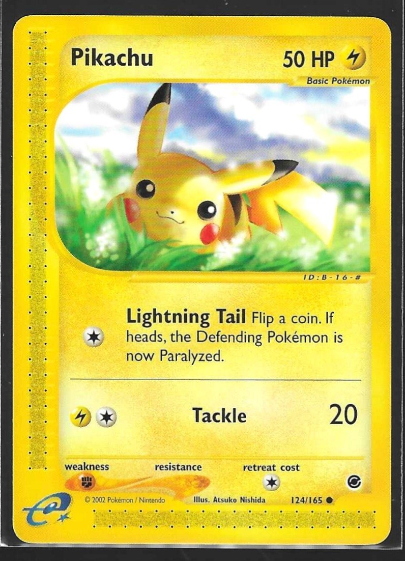 Pikachu - Pokémon Expedition 124/165 - Common - NM