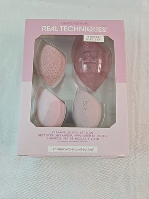 Real Techniques Limited Edition Cleanse, Blend, Set and Go Kit GIFT SET