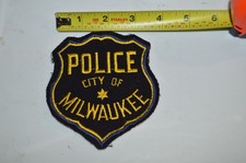 LOT #32  POLICE CITY OF MILWAUKEE POLICE PATCH