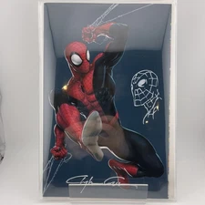 Amazing Spider-Man '94 #1 Signed & Sketched Clayton Crain Virgin LTD 75 9.2+