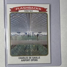 Topps 2023 Heritage News Flashbacks Charles de Gaulle Airport Opens NF-5