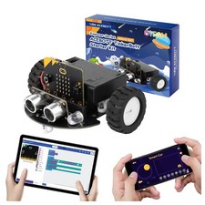 Robotics for Kids Ages 8 12 12-16, Smart Robot Car Kit Compatible with BBC Mi...