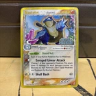 Pokemon Blastoise Ex Crystal Guardians Reverse Holo Played 2/100 HP Vintage Card