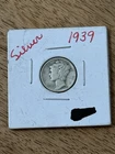 1939 Mercury Dime Circulated Silver 10c Coin Collectible