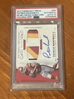 2017 National Treasures Patrick Mahomes RC NFL Gear Patch Auto /25 PSA Auth/10