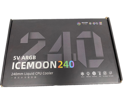 Mannajue Icemoon 240 Cooler CM-TD240 240mm Liquid CPU Cooler 5V ARGB