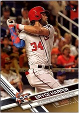 Bryce Harper 2017 Topps Update All-Star Gold #d 1986 /2017 #US141 ASG