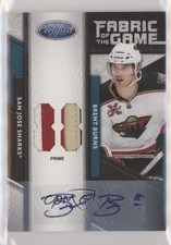 2011-12 Certified Jersey Number Signatures Prime 2/5 Brent Burns #71 Auto 2d8