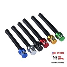 6 pcs Motorcycle Breather Hose Gas Fuel Tank Cap Vent, Motorcycle Gas Cap Black