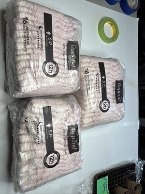 3pks 40ct (120ct total) Depend Fresh Protection Size S/P 30X Odorblock Underwear