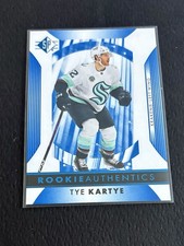 2023-24 UD Tye Kartye Seattle Kraken SP Rookie Authentics  #137 NM Or Better