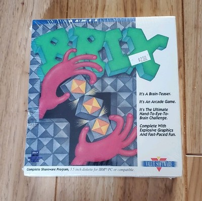 SEALED BRIX Value Software Epic Mega Games PC IBM 3.5 DISK Shareware 1994