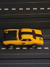 Rare Aurora Thunderjet Tjet Tuff Ones 68 FIREBIRD Yellow Black HO Slot Car 1478