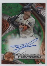 2024 Bowman's Best of Green Refractor 56/99 Tyler Fitzgerald #B24-TF Auto 12kh