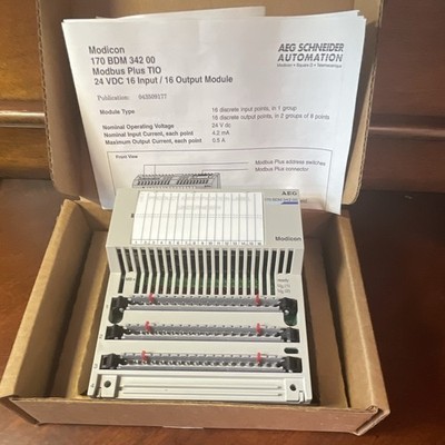 Modicon 170 BDM 342 00 Digital PLC I/O Module Modbus Plus TIO 16 In/16 Out