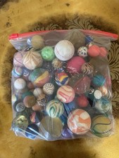 Bouncy Balls Super Balls Assorted Colors  Sizes / Lot Of Over 100 NFL Pool More