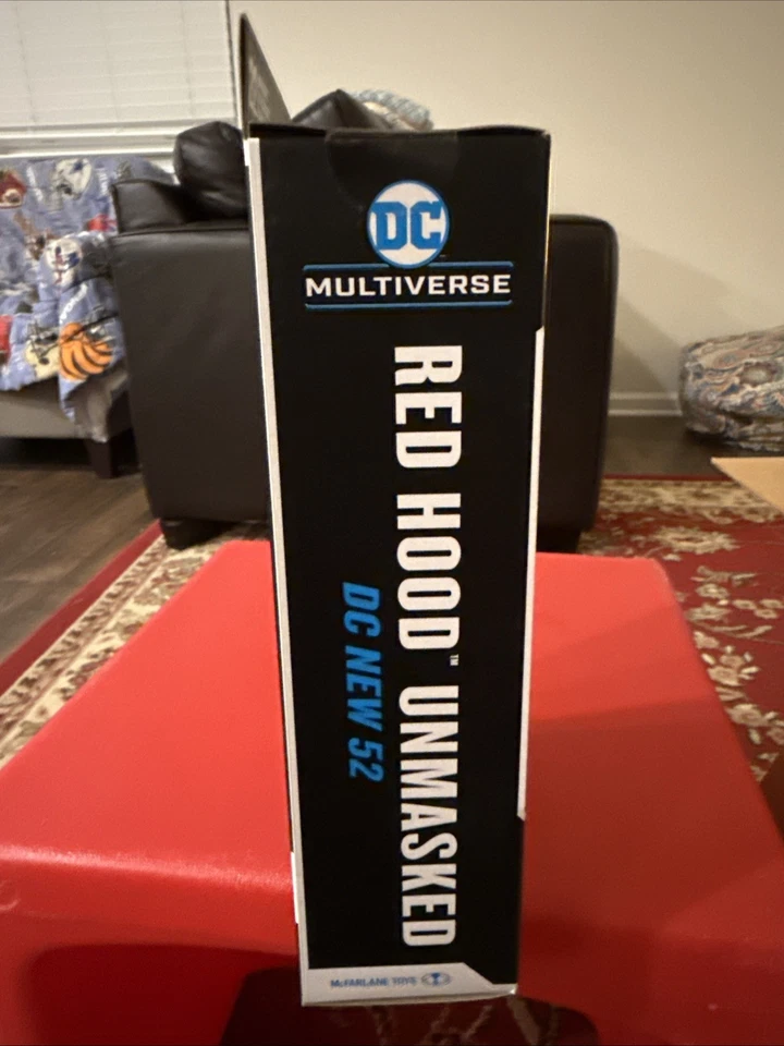 Figura de acción McFarlane DC Multiverse Gold Label nueva 52 Red Hood desenmascarada 7" Foto 3 de 3