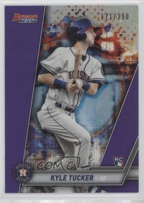 2019 Bowman's Best Purple Refractor 171/250 Kyle Tucker #43 Rookie RC 1d0h