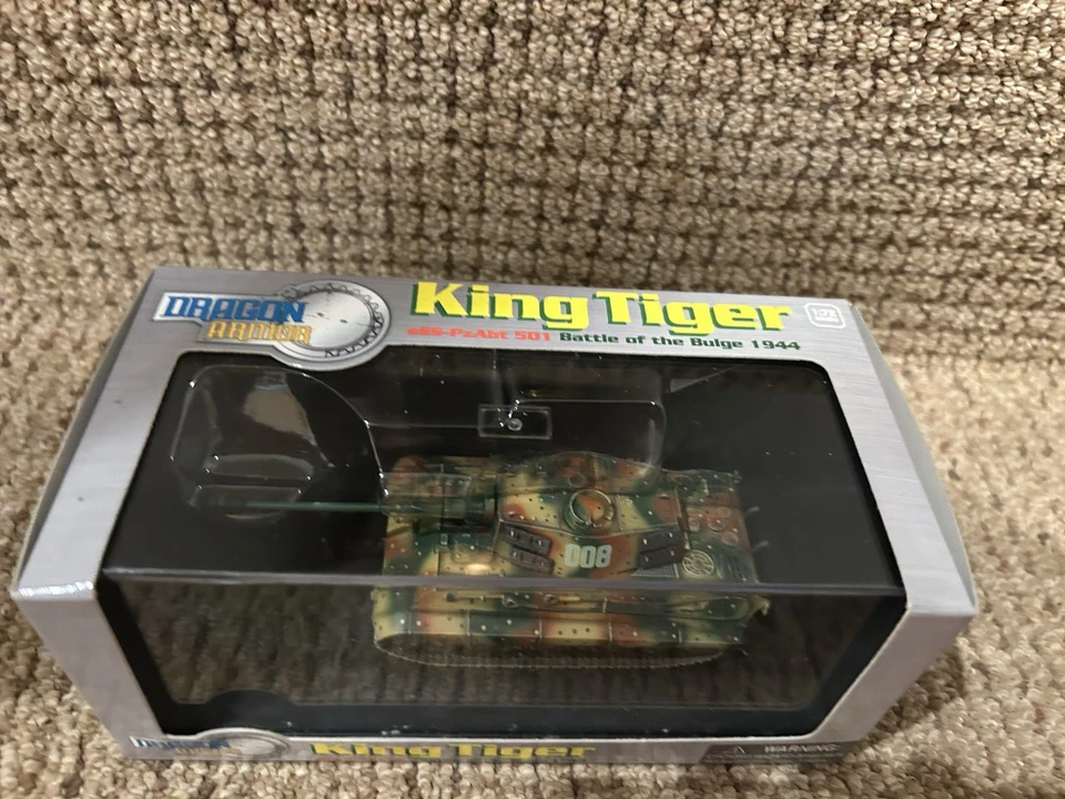 Dragon Armor 1:72 King Tiger sSSPzAbt. 101, Peiper, Ardennes 1944, No. 60004 - Image 2 of 4