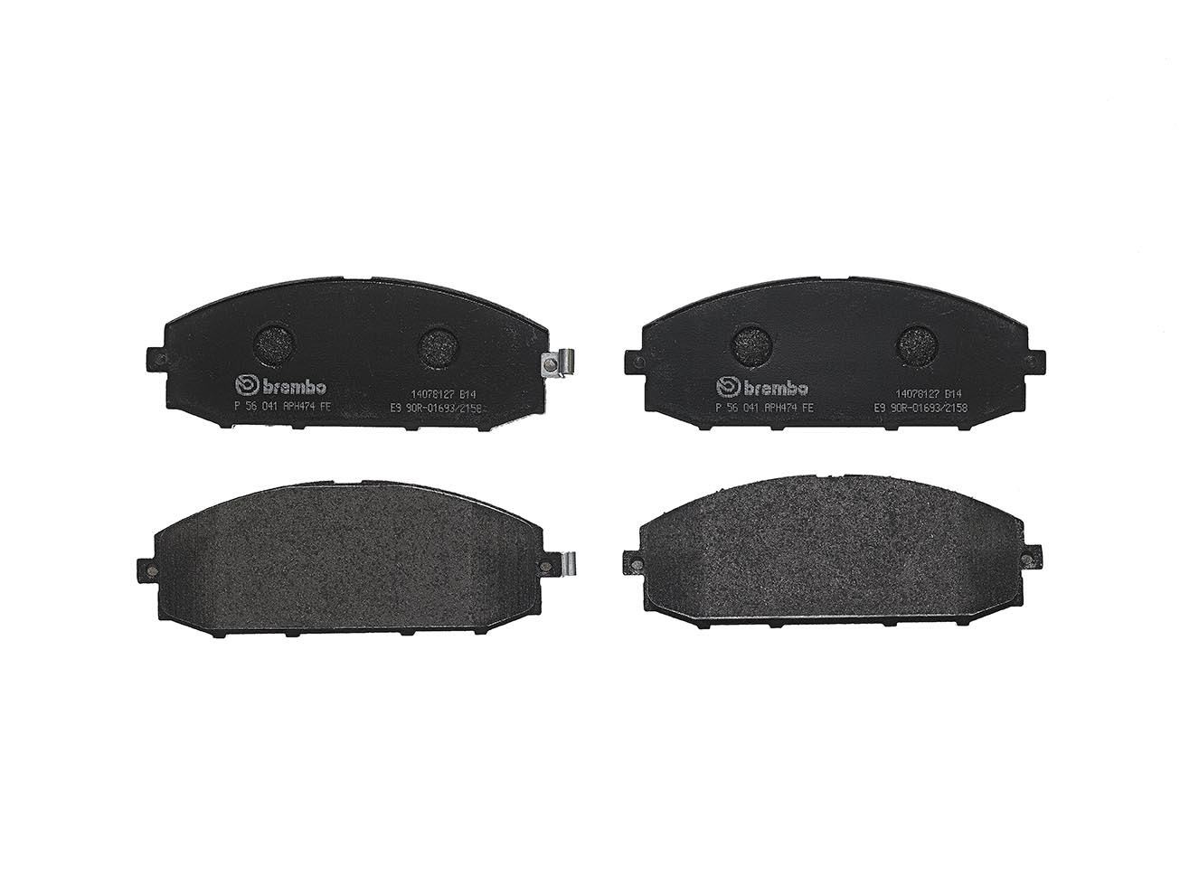 Für BREMBO P 56 041 HAM PADS. FRONT NISSAN PATROL GR II 97- - Bild 4