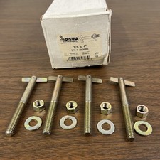 DFS T-Anchor Screw Anchor, 4" L, Carbon Steel, 4 Pk, Gcpt38400 38400TS USA